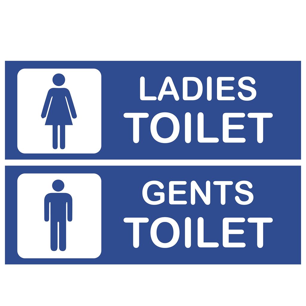 Toilet Name Plate image