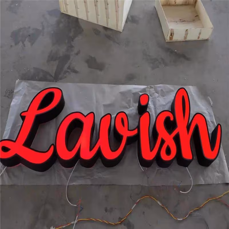 Acrylic Front Light Letter Sign image