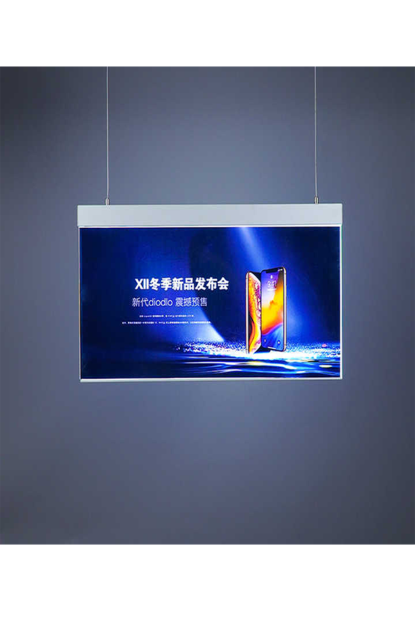 Hanging Double Sided Acrylic Lightbox Indoor Signage